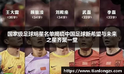 国家级足球明星名单揭晓中国足球新希望与未来之星齐聚一堂